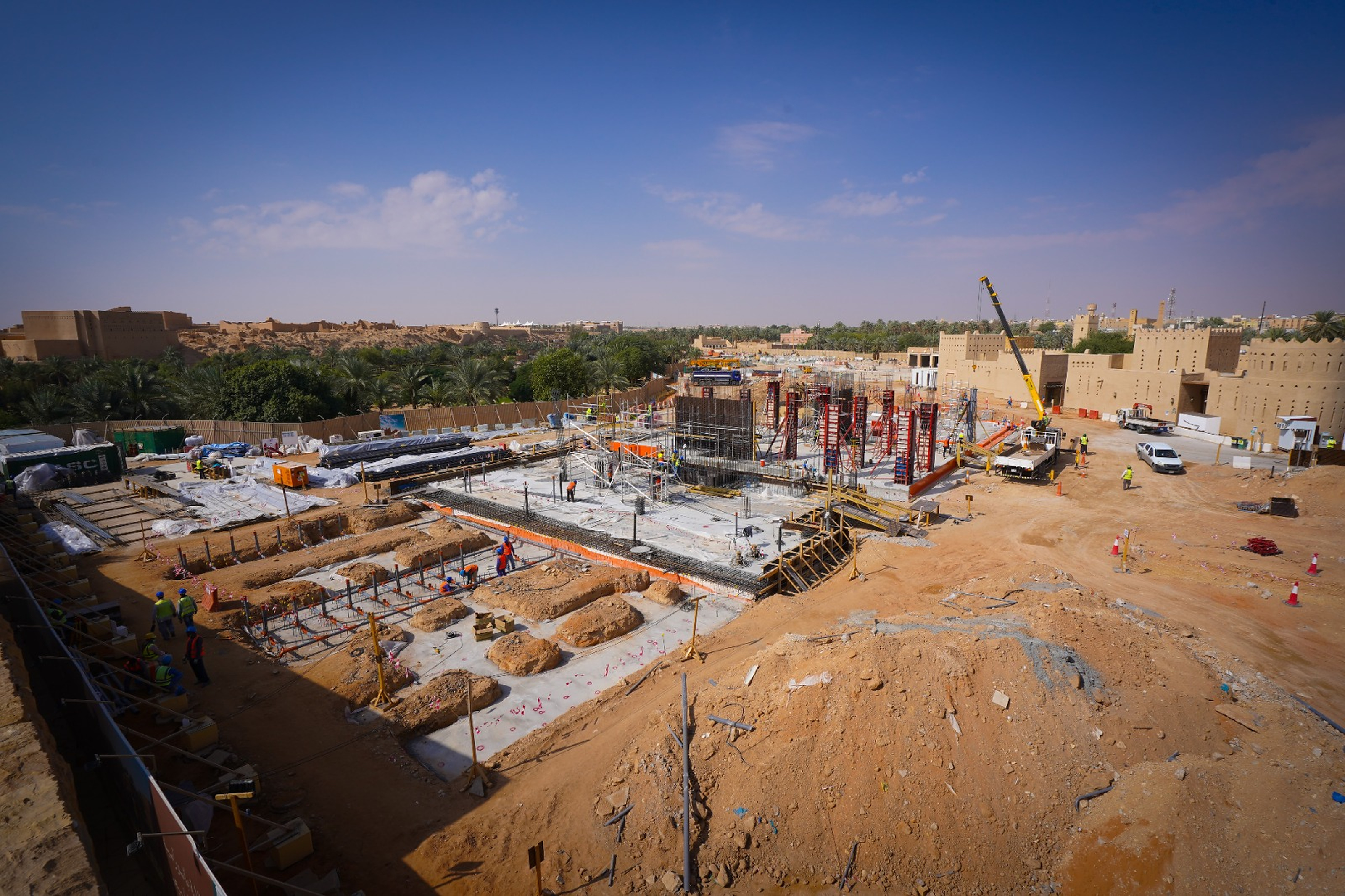 Heritage construction site — Diriyah, Riyadh